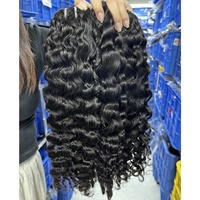 Lots de Cheveux Humains Bruts Vierge 100% Naturels Birmans Bouclés Non Traités en Gros
