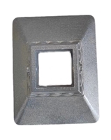 Base en fonte de haute qualité pour garde-corps de garage, plaque de base robuste pour garde-corps, support de fixation pour barrière de sécurité