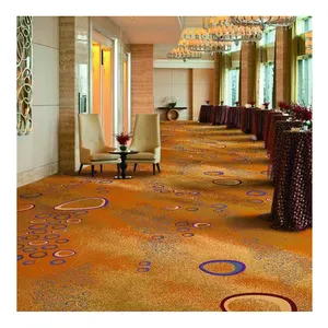 Axminster Carpet Hotel Corridor Carpet Guangzhou Supplier Use for Five-star Customized Modern Round Bedroom Carpet Medium Pile