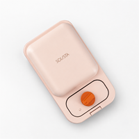 Pièces de coque pour machine à sandwich et gaufrier, en plastique ABS rose, moulées par injection, personnalisées OEM