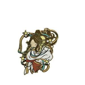 BAS <span class=keywords><strong>tarif</strong></span> usine personnalisé Badge Pin Anime dur émail broche personnalisé dessin animé ciel bénédiction officielle AnimeSouvenir broche épinglette - Product Image 4