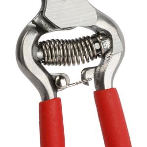 กรรไกรตัดกิ่ง KHC ด้ามจับ ABS+TPR ชุบสีแดง ใบมีดเหล็กตีขึ้นรูปขัดเงา ด้ามจับกันลื่น รับประกัน 1 ปี - Product Image 2