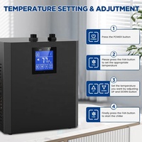 Refroidisseur d'eau 1/3hp télécommande 220/110v 50Hz refroidisseur d'eau équipement de refroidissement baignoire plongeante froide avec refroidisseur bain de glace à vendre