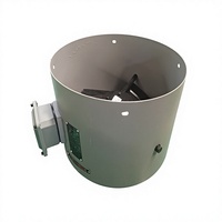 Industrieller Axiallüfter mit Elektromotor, Kohlenstoffstahlflügeln, Kugellager, 1400 U/min, Freistehend, ODM