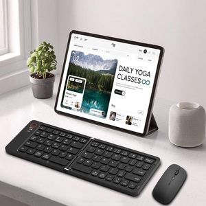 Mini <span class=keywords><strong>tastiera</strong></span> pieghevole Wireless Tablet portatile da viaggio amichevole <span class=keywords><strong>tastiera</strong></span> per IOS/Android/Windows Tablet <span class=keywords><strong>cellulare</strong></span> - Product Image 6