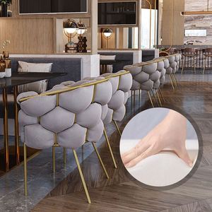 Chaise de salle à manger en tissu moderne pour hôtel, restaurant, cuisine, salon, chambre à coucher, design scandinave, vente en gros à prix abordable - Product Image 5