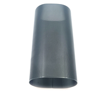 Tube filtrant métallique conique à micro-trous gravés avec précision sur mesure
