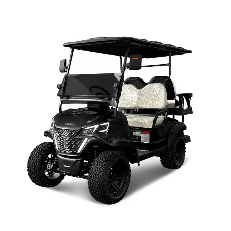 Carrinho de golfe de lítio 72V para carrinho de golfe 2 + 2 lugares aprovado pelo DOT