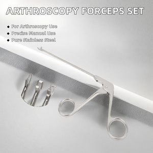 Instrumentos manuales de acero inoxidable para artroscopia: Pinzas de pico de pájaro, Pinzas perforadoras, Penetrador, Recuperador, Pasador de sutura Rhino, King - Product Image 2