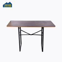 WEKIS Offre spéciale Table et chaise pliantes Restaurant bon marché Tables de banquet de mariage pour événement Pieds de table pliante de banquet