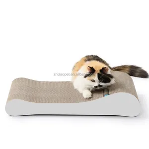 Wholesale OEM ODM Durable Cat Scratcher Cardboard Scratching board with bell