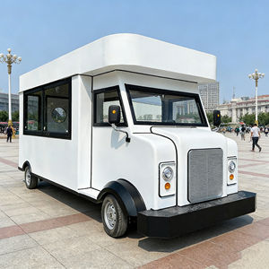 Camión de Comida Clásico Tipo Boxy con Ventana de Servicio Abierta para Venta de Aperitivos y Bebidas en Festivales de Música al Aire Libre - Product Image 5