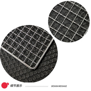 Disposable Square Galvanized BBQ Grill Rack 0723 Durable Mesh For Cooking Fish And Meat Outdoor Grilling Tool - Product Image 5