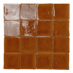 Piastrella in Ceramica Vitri Caramel 10x10, Decorativa per Pareti e Pavimenti - Product Image 2
