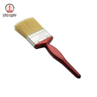 Ensemble de pinceaux de peinture murale en poils de vente directe du fabricant pinceau à manche en bois verni