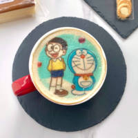 Imprimante d'étiquettes entièrement automatique EB-FC1 avec tête d'impression XP600, encre comestible, imprimante multicolore pour cuir, pour café, restaurant, hôtel