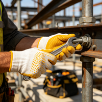 Guantes de Trabajo Resistentes al Aceite, Antideslizantes, Resistentes al Frío, Transpirables y Resistentes al Desgaste para Obras de Construcción Pesada
