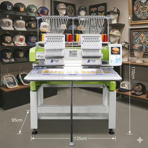 Machine à broder industrielle informatisée de haute qualité à 12 ou 15 aiguilles pour broderie plate, casquettes et vêtements - Product Image 3