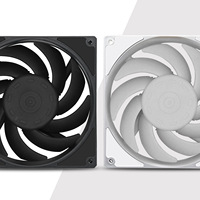 Ventilateur de refroidissement à lévitation magnétique silencieux direct d'usine de 12cm en plastique à grand volume d'air avec roulement à billes pour boîtier d'ordinateur