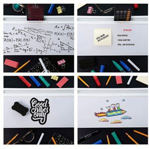 Organisateurs de bureau effaçables à sec pour tableau blanc en verre avec accessoires pour le bureau, la maison et les fournitures scolaires - Product Image 4