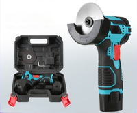 Mini-meuleuse d'angle industrielle sans fil 12V avec déclencheur, moteur sans balais, polisseuse électrique, cadre de chanfreinage de carreaux à 45 degrés, batterie de rechange