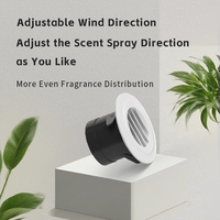 Diffuseur d'arômes électrique sans eau Central Metal 1000ml, système d'air frais, distributeur de parfum intelligent connecté pour usage commercial