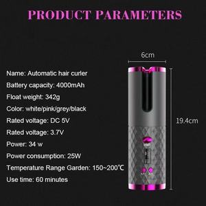 Appareil de bouclage compact sans fil intelligent et rechargeable pour femmes, pour une utilisation quotidienne - Product Image 2