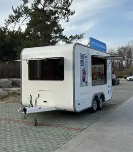 Durable Large Capacity Mobile Food Trailer With Multi-Purpose Design For Food Vendors