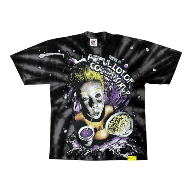 Sciroppo per la tosse x T-shirt Asaali Tie-dye