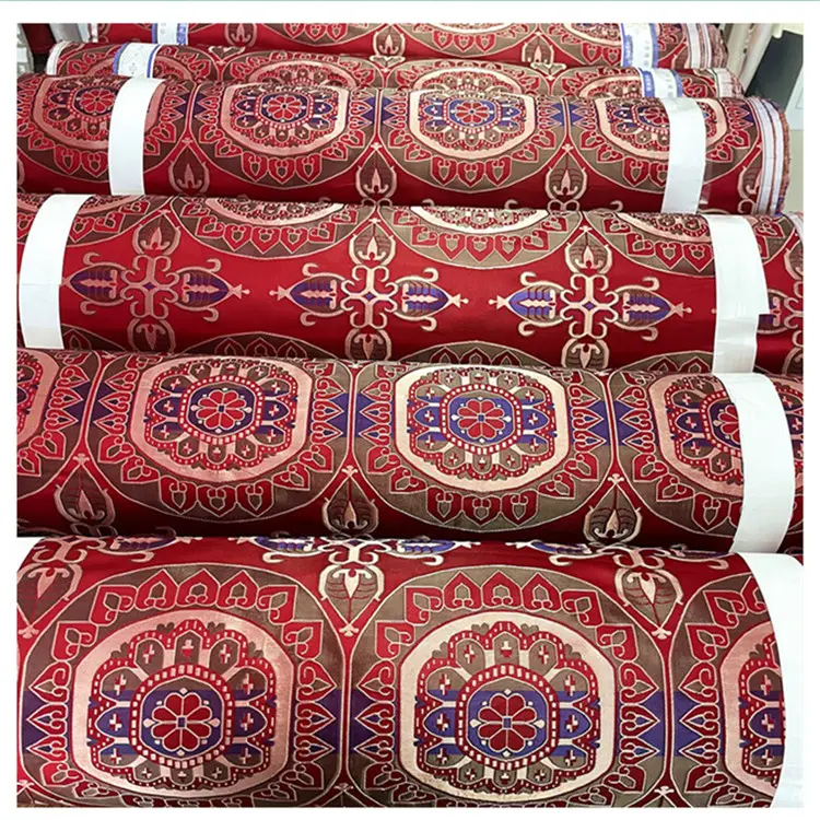 Китайская шелковая жаккардовая ткань, шелковая вискоза, жаккардовая ткань 48 мм, дамасская жаккардовая шелковая ткань, роскошная жаккардовая ткань