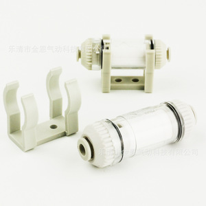 Filtro de vacío para tuberías ZFC100 04B 06B ZFC200 06B 08B, reemplazo para elemento filtrante SMC, entrada de aire de 1/4 pulgada, material PP - Product Image 3