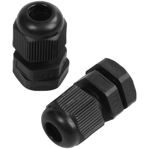 Passe-câble étanche noir IP68 en nylon, connecteur de fixation en plastique, entrée de câble en plastique - Product Image 2