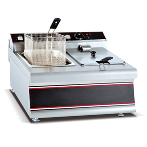 مقلاة عميقة تجارية من الفولاذ المقاوم للصدأ بخزانين كهربائية/غازية للوضع على الطاولة، سهلة التنظيف وسهلة الاستخدام، تصميم عصري، الأكثر مبيعًا لعام 2025، للبيع بالجملة 1 - Product Image 4