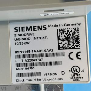Module d'alimentation Siemens Simodrive 611 10/25Kw U/E-Mod Carte de commande moteur Int/Ext - Product Image 1