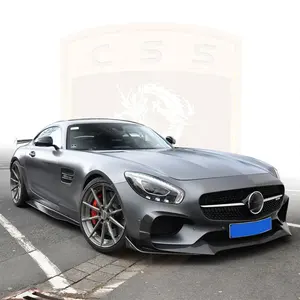 Bens amg karbon fiber renntech tarzı vücut kiti yüklemek gt gts model araba