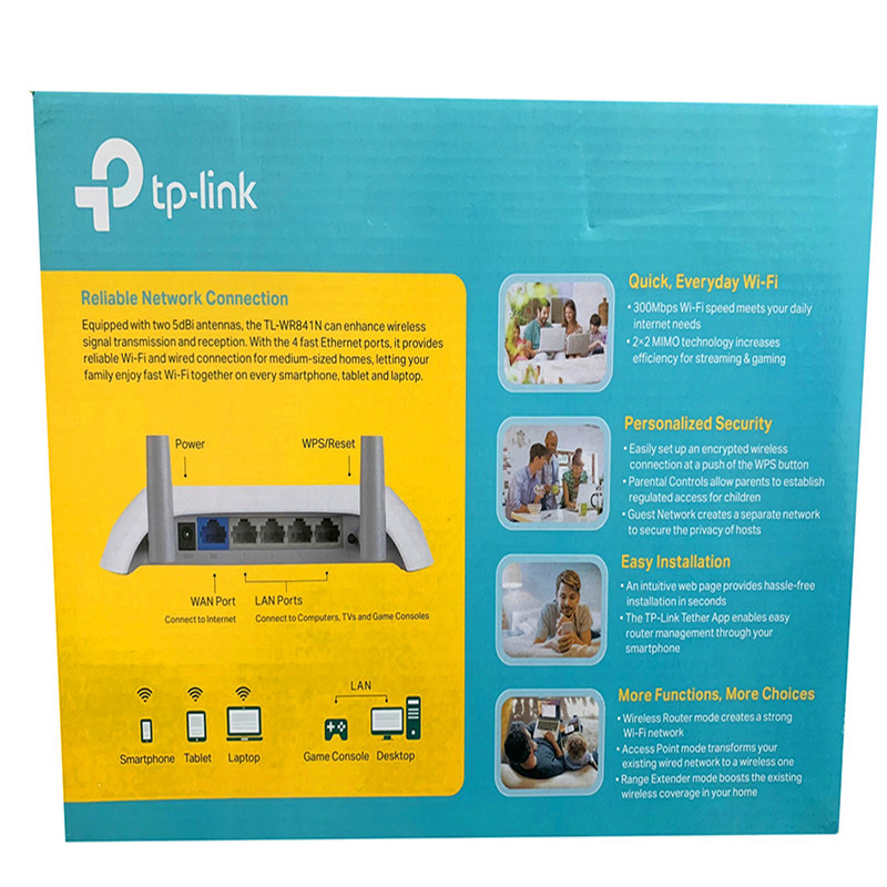 English Version TP-Link 300M Wireless Router Home WiFi Through-Wall · image 2