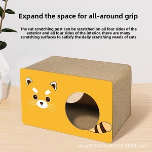 Tiragraffi per Gatti in Cartone, Tiragraffi Verticale a Forma di TV 3D Extra-Large, Forniture per Gatti e Gattini - Product Image 2