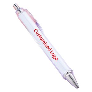 Stylo bille transparent X1212Mega avec rouleau de papier coloré à l'intérieur pour publicité, stylo vierge personnalisé pour promotion - Product Image 1