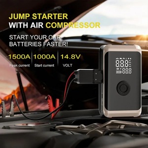 Démarreur de voiture tout-en-un avec compresseur d'air, gonfleur de pneus 150 PSI, batterie externe portable et <span class=keywords><strong>booster</strong></span> de batterie - Product Image 4