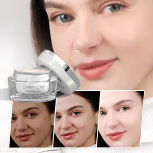 Yeni varış yüz makyaj kozmetik su geçirmez preslenmiş toz kompakt vakıf ile özel etiket