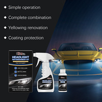 Kit de rénovation des phares de voiture Homonth, revêtement de rénovation, éclaircissement, élimination des taches et des rayures, liquide anti-oxydation