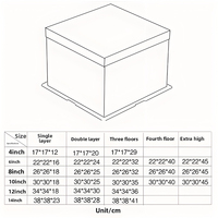 Boîte à gâteau transparente en papier avec couvercle blanc et ruban