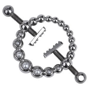 ที่หนีบหัวนมโลหะ QKKQ พร้อมโซ่เหล็ก อุปกรณ์พันธนาการหน้าอก BDSM ที่หนีบหัวนมเพื่อความรู้สึก ที่หนีบหน้าอก ของเล่นทางเพศสำหรับผู้หญิงและผู้ชาย - Product Image 2