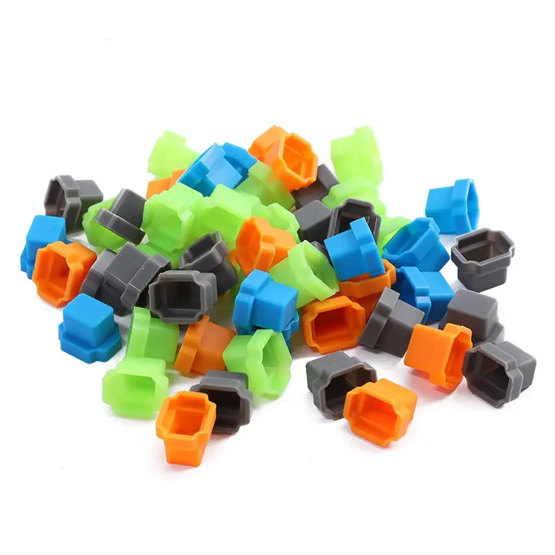 Kalıplanmış silikon kauçuk ürünler/EPDM/NBR/NR/CR/ OEM özel plastik parçalar renkli plastik kauçuk