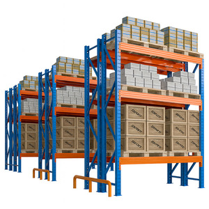 Đôi sâu nặng nhiệm vụ chọn lọc <span class=keywords><strong>Pallet</strong></span> Giá 3 ESD bảo vệ 6 mét cao kho kệ nhà để xe thép kệ để lưu trữ - Product Image 1