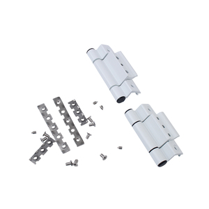 Oulai SW-LS01-05 hiện đại ba cánh cửa sổ bản lề thép không gỉ + Kirsite trắng 180 độ mềm đóng & điều chỉnh - Product Image 1