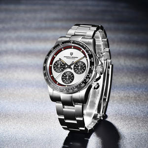 PAGANI DESIGN Orologio di Lusso da <span class=keywords><strong>Uomo</strong></span> Nuovo Classico al Quarzo con Lunetta in Ceramica, Impermeabile in <span class=keywords><strong>Acciaio</strong></span> Inossidabile, Vetro Zaffiro e <span class=keywords><strong>Cronografo</strong></span> - Product Image 4