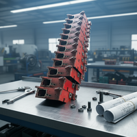 Étrier de frein industriel Man Peng Xin (aluminium) – Pièces automobiles de précision en tôle usinées CNC – Modèle 017