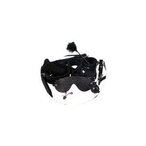 SM <b>Bondage</b> <b>Set</b> Leather Plush 7 Piece Black Sexual <b>Bondage</b> BDSM Adult Toys - Product Image 4