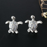 Petit clou de tortue de mer hawaïen, oreilles percées mignonnes, multicolores, petites tortues de mer, boucles d'oreilles pour femmes et filles